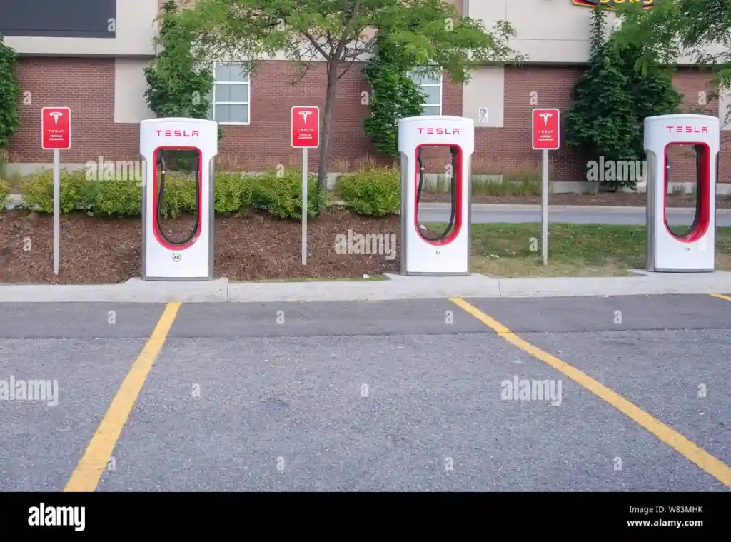 Tesla Canada Charging Stations