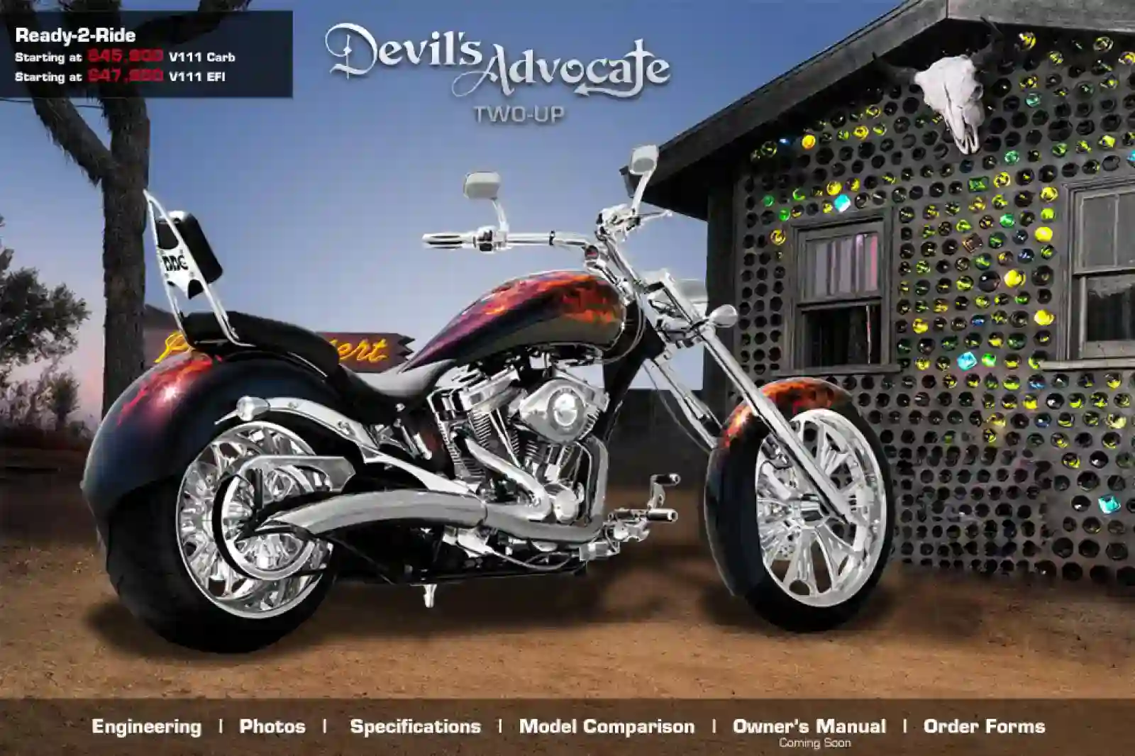 Big Bear Choppers Devils Advocate 100 EFI 2010