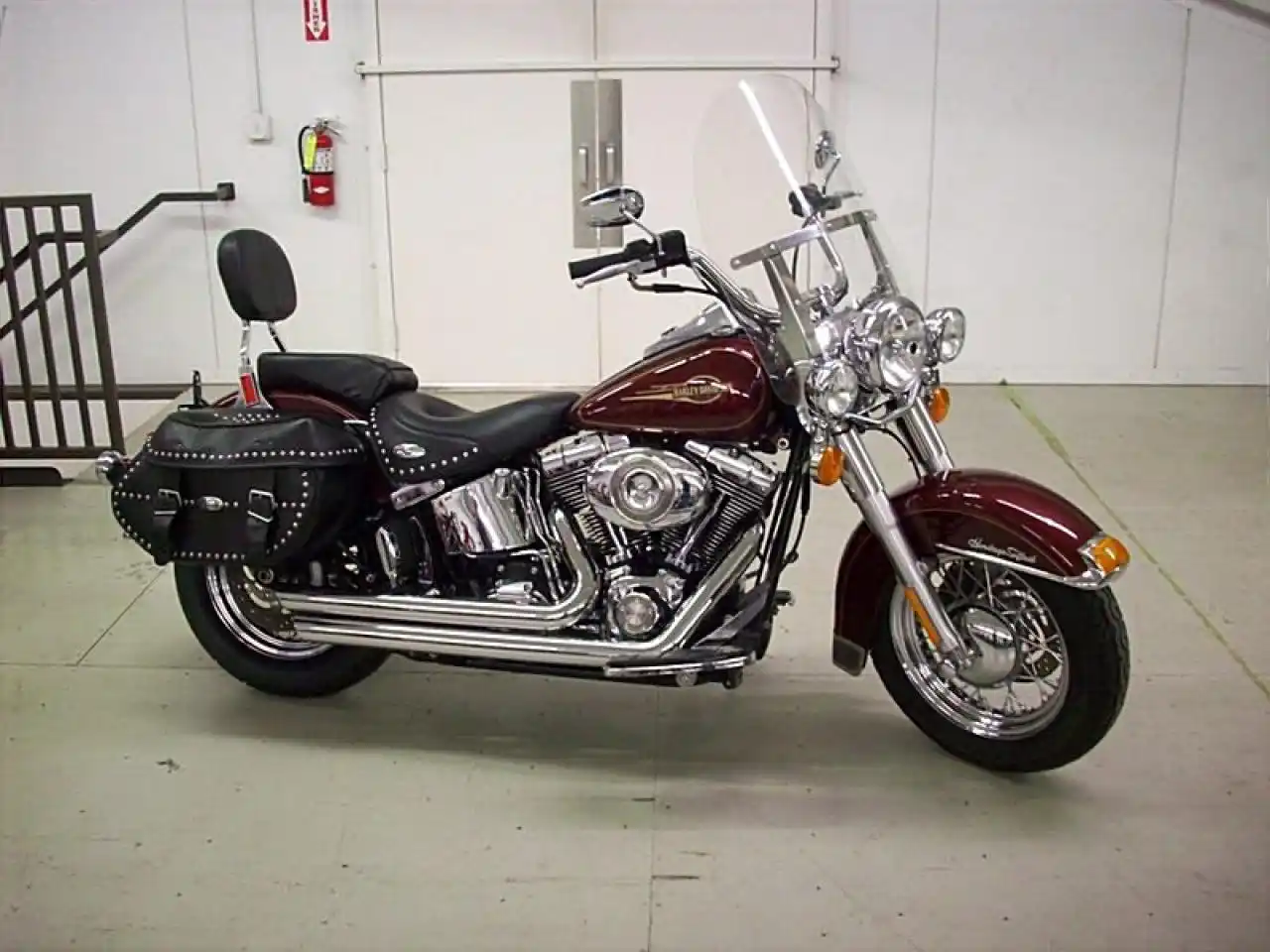 Harley Davidson FLSTC Heritage Softail Classic Firefighter 2008