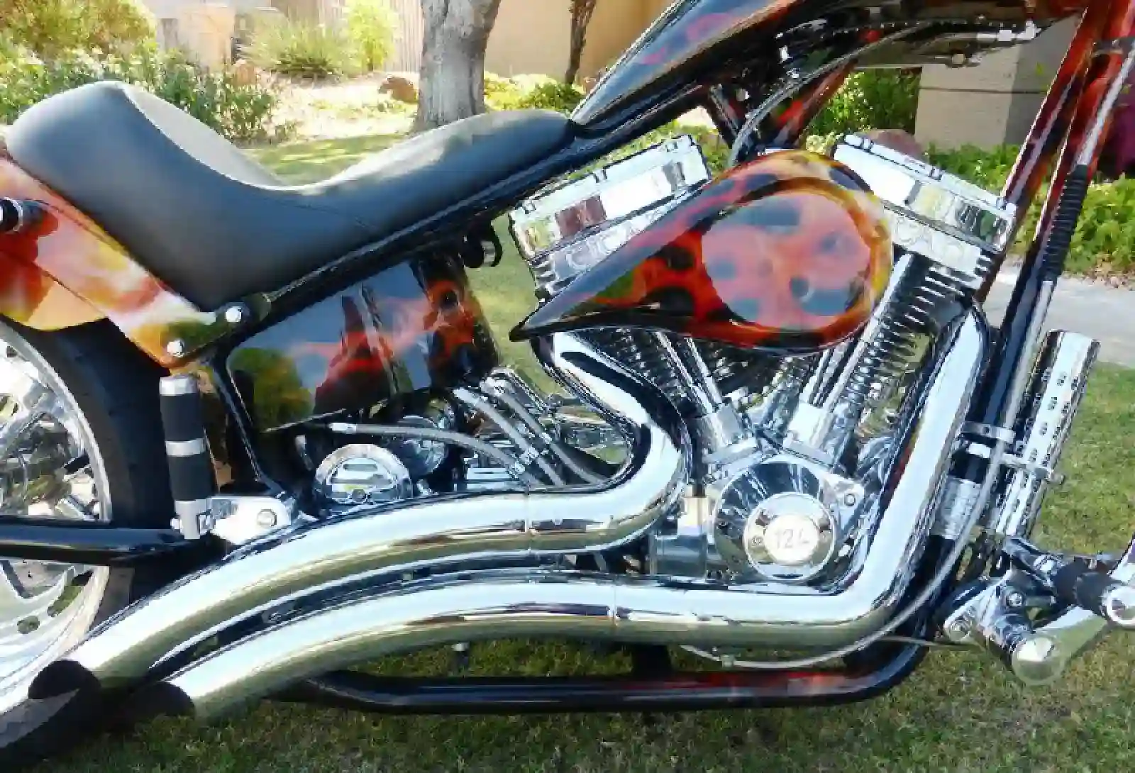 Titan Sidewinder Rubber Mount Chopper 2009