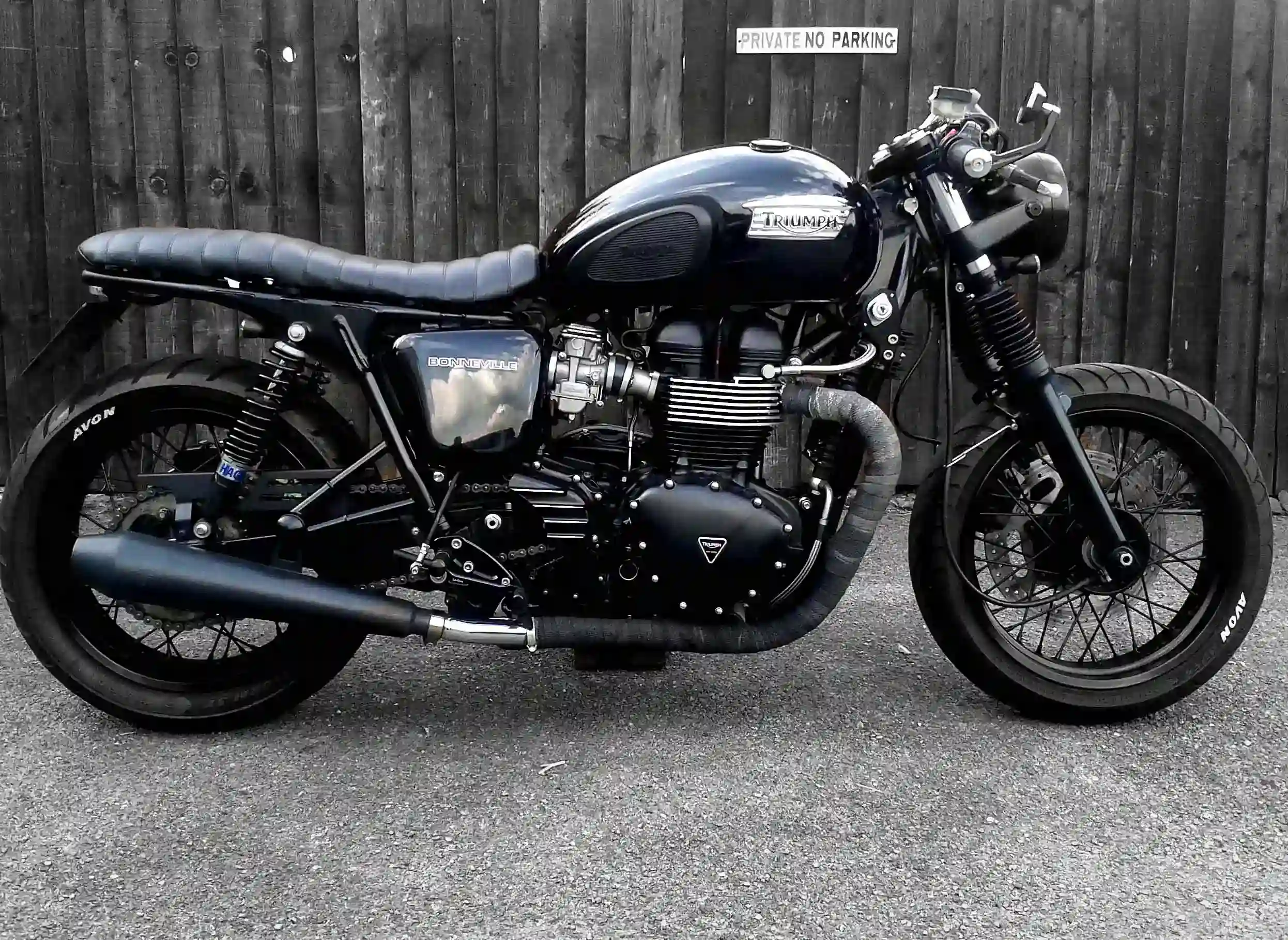Triumph Bonneville Black 2010