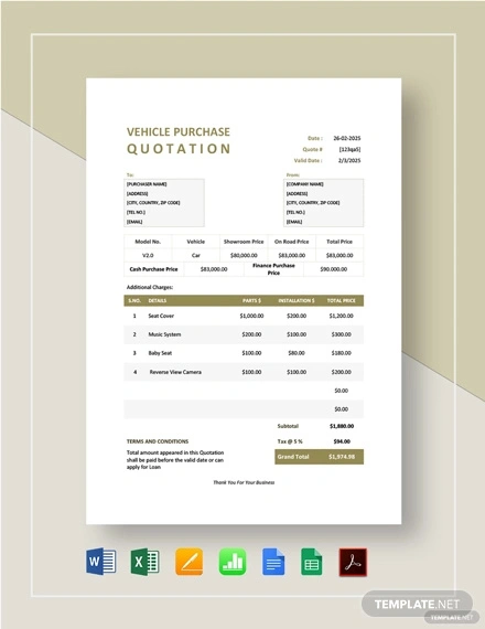 Home 5 New Car Quotation